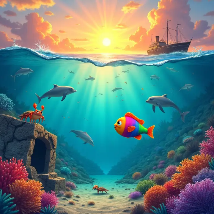 A Short Story For Kid: The Ocean Fish