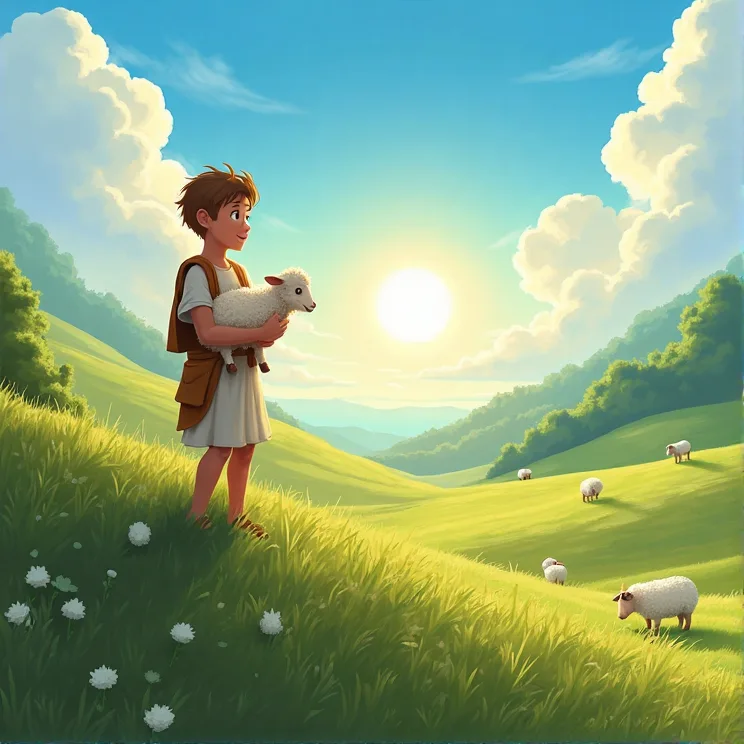 Stories For Kids Bible: The Brave Shepherd and His Faithful Lamb